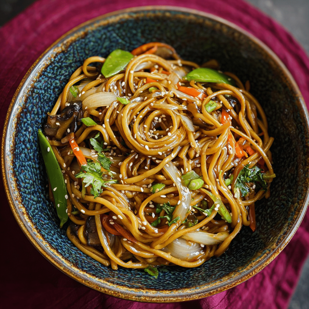Teriyaki Noodles with Veggies