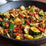 Turkey Zucchini Skillet