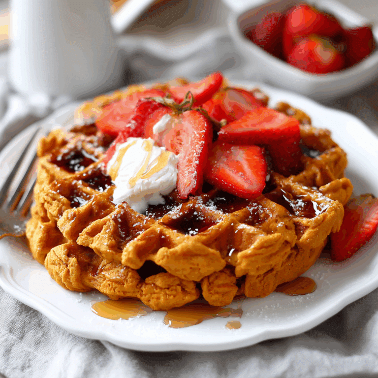 Vegan Sweet Potato Waffles