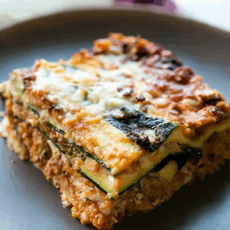 Zucchini Lasagna with Turkey