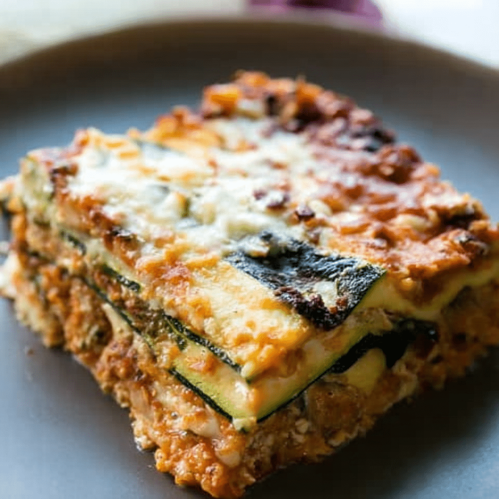 Zucchini Lasagna with Turkey