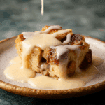 Bread Pudding with Vanilla Custard Sauce