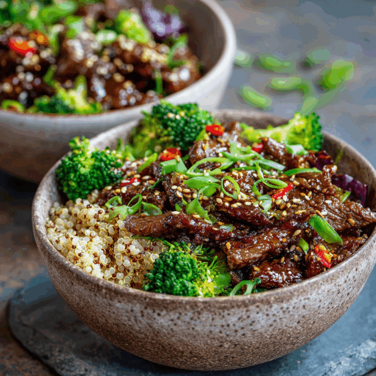 Bulgogi Bowls with Quinoa and Broccoli