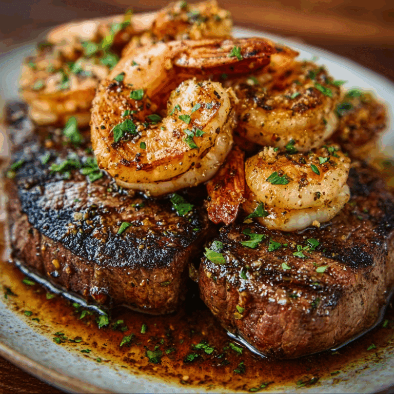 Cajun Shrimp & Steak Feast