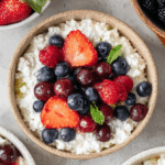 Cottage Cheese Fruit Bowls