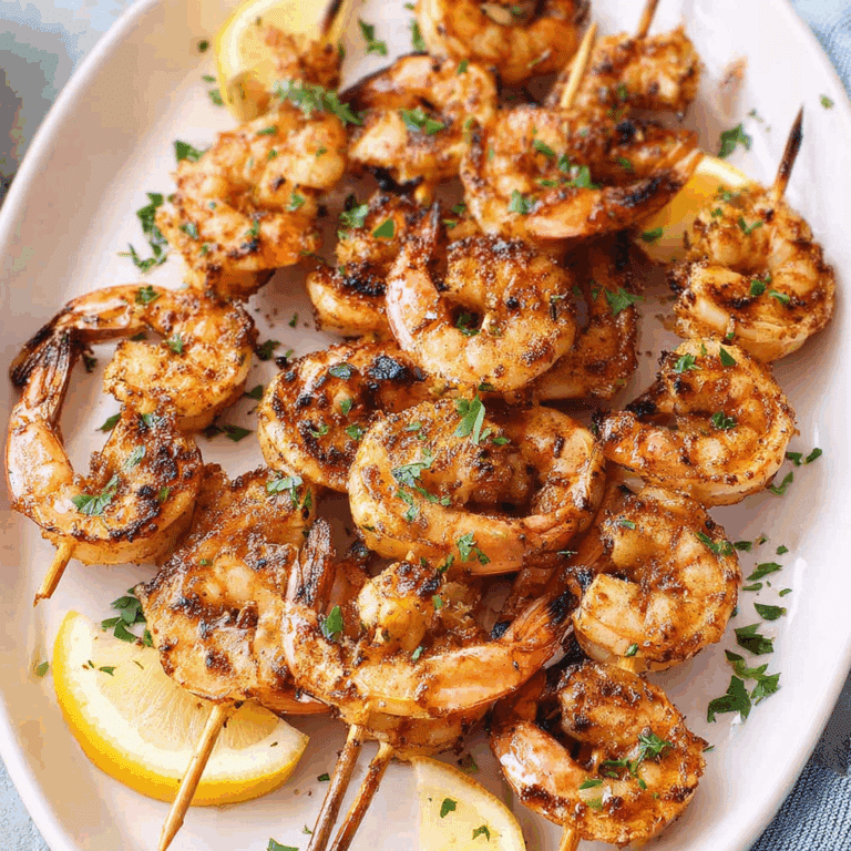 Grilled Shrimp Skewers