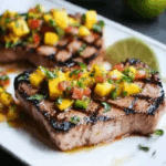 Grilled Tuna Steaks with Mango Salsa