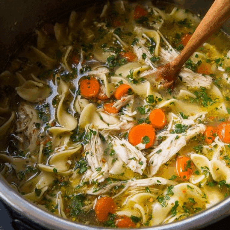 Instant Pot Chicken Noodle Soup