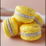 Lemon Poppy Seed Macarons