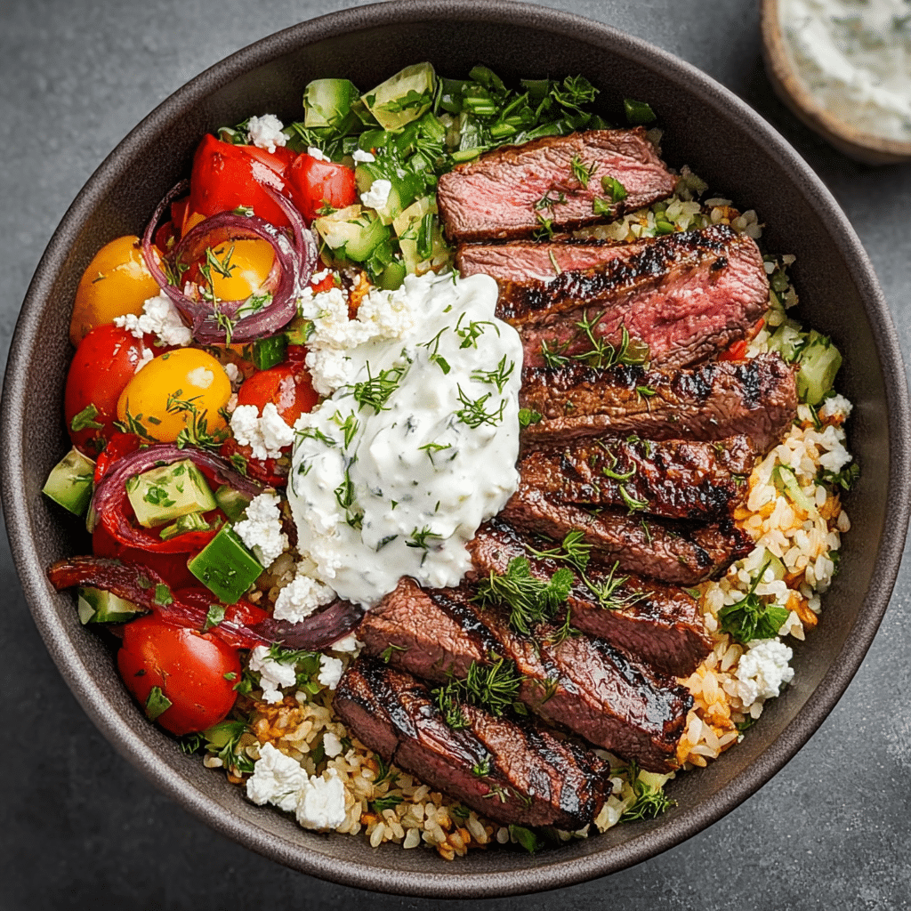 Mediterranean Steak Bowl