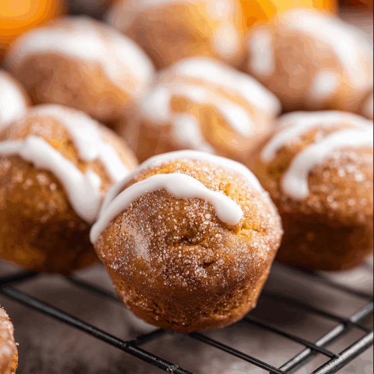 Mini Pumpkin Donut Muffins