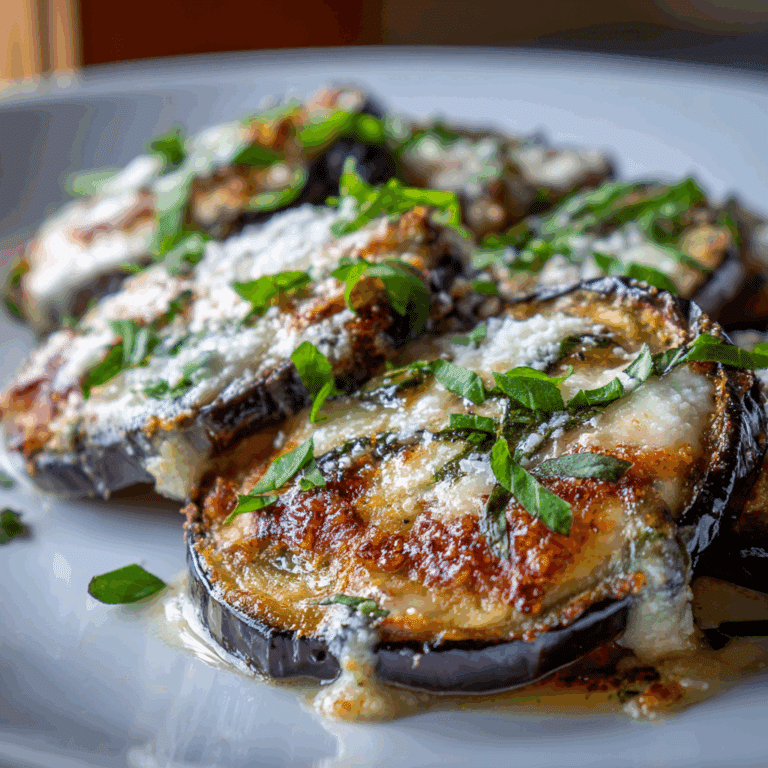Pan-Fried Eggplant with Cheese