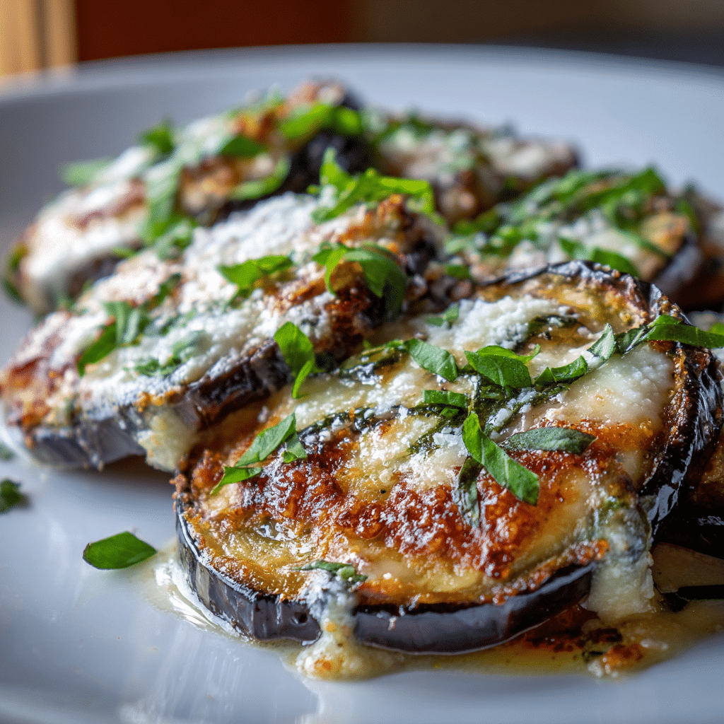 Pan-Fried Eggplant with Cheese