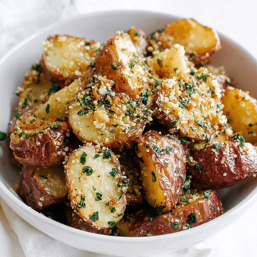 Parmesan Potatoes with Garlic & Herbs