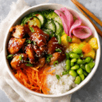 Teriyaki Chicken Veggie Bowls