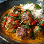 Thai Chicken Meatball Curry