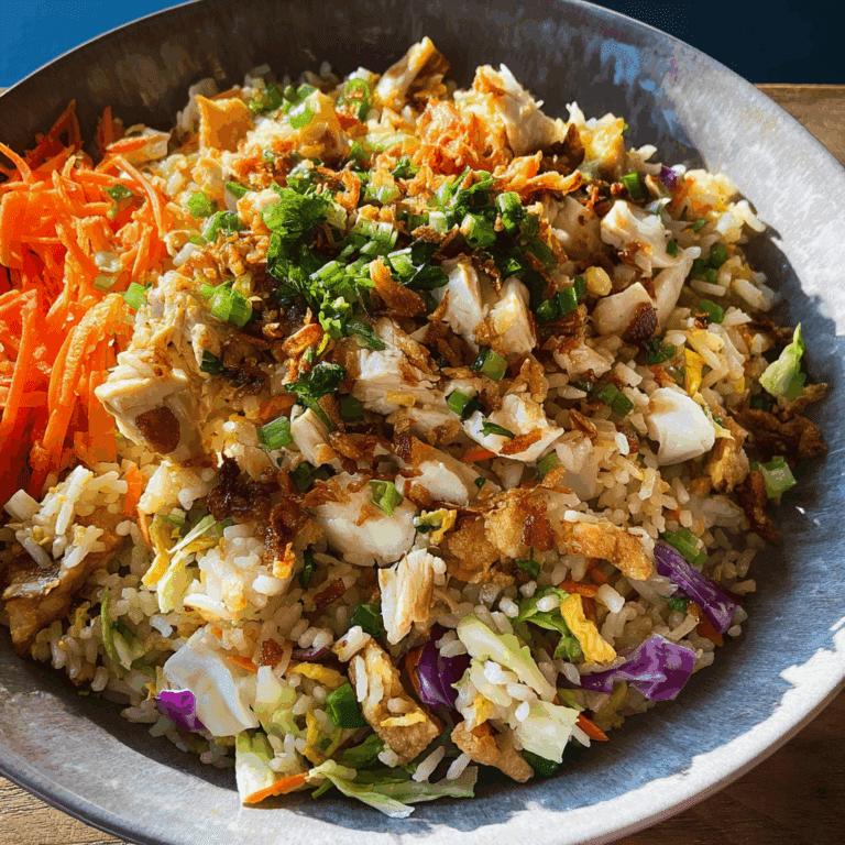 Chicken Fried Rice Salad