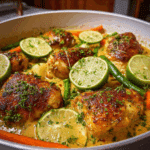 Coconut Lime Chicken and Vegetables