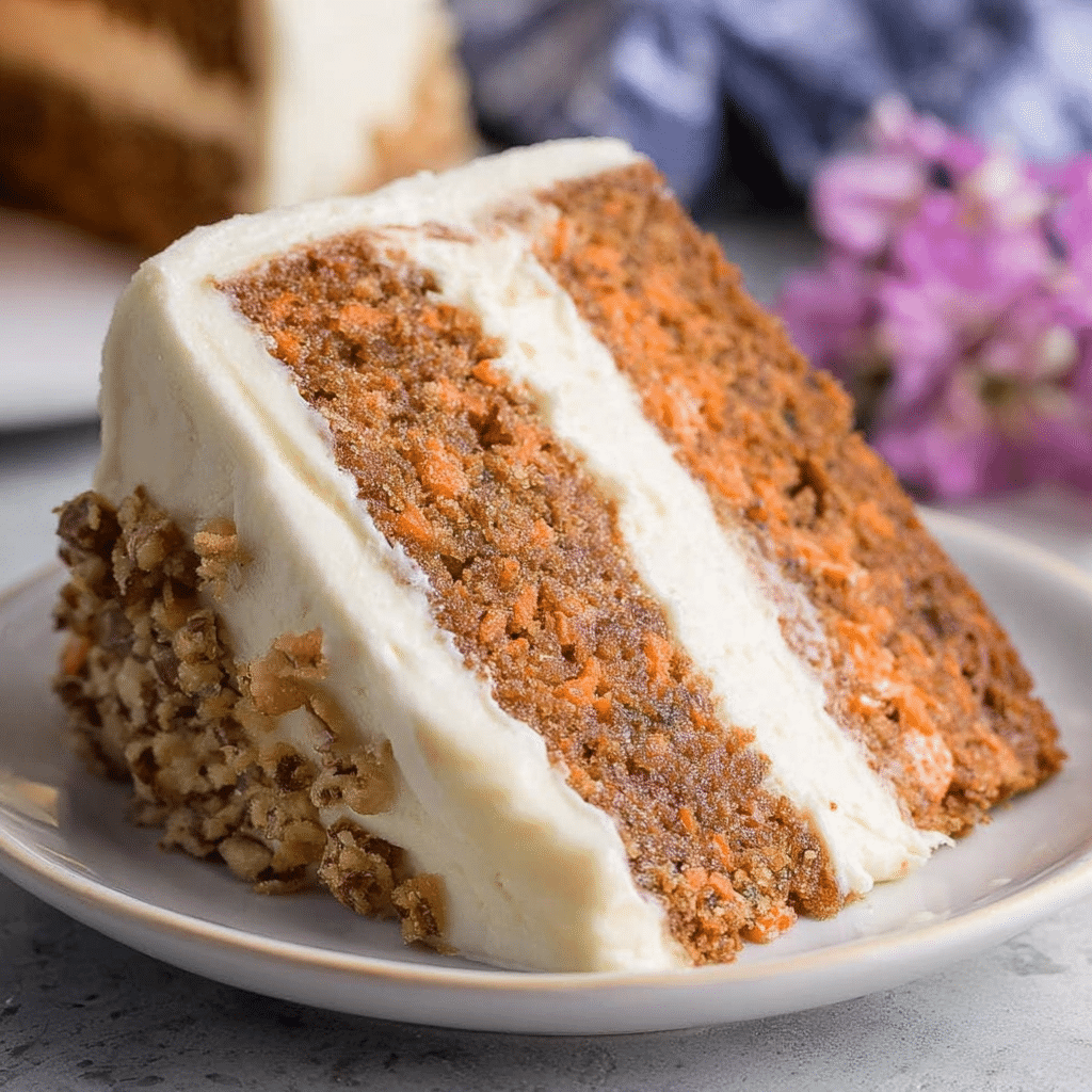 Layered Carrot Cake Cheesecake