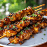 Puerto Rican Chicken Skewers