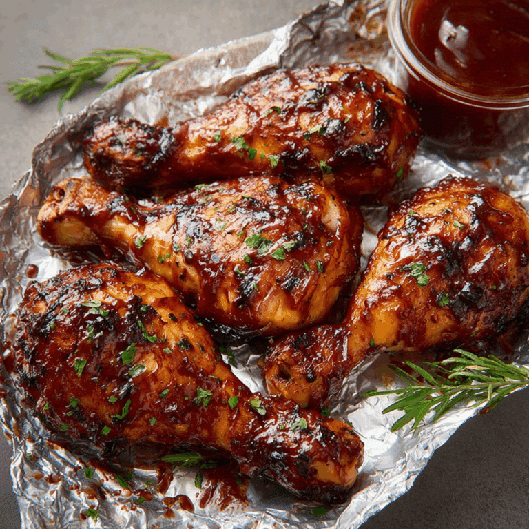 Sweet Barbecue Chicken Legs