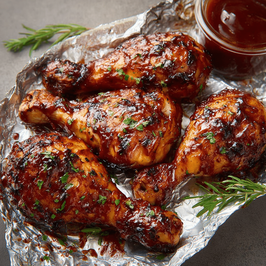 Sweet Barbecue Chicken Legs